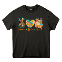 Asphalt peace love fall Heavy Core Tee - BarkalooDesign
