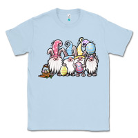 Dusty Blue easter bunny gnomes Classic Tee - Jasminsmagicworld
