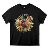 Black sunflower rodeo Heavy Core Tee - RanaPortraitStore