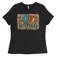 Black love rodeo gemstone Ladies Tee - RanaPortraitStore