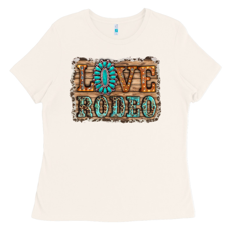 Love Rodeo Gemstone Ladies Tee by RanaPortraitStore | Teevron