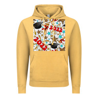 Vintage Mustard graduation 2022 seamless pattern Vintage Hoodie - BundleAndBundleShop