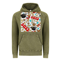 Vintage Olive graduation 2022 seamless pattern Vintage Hoodie - BundleAndBundleShop