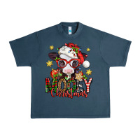 Midnight Navy mooey christmas baby calf Urban Heavy Tee - Jasminsmagicworld