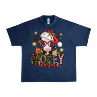 Navy mooey christmas baby calf Urban Heavy Tee - Jasminsmagicworld