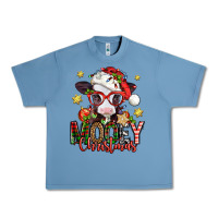 Pebble Blue mooey christmas baby calf Urban Heavy Tee - Jasminsmagicworld