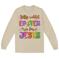 Mushroom silly rabbit easter is for jesus Long Sleeve Tee - MaliasSmallBusiness