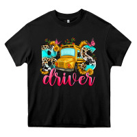 Black bus driver Heavy Core Tee - Zillion Design Studio