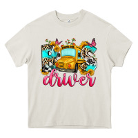 Cream bus driver Heavy Core Tee - Zillion Design Studio
