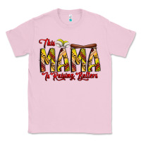 Bubblegum Pink this mama is raising ballers softball and baseball Classic Tee - CowhideDigitalArt