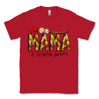 Red this mama is raising ballers softball and baseball Classic Tee - CowhideDigitalArt
