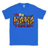 True Royal this mama is raising ballers softball and baseball Classic Tee - CowhideDigitalArt