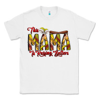 White this mama is raising ballers softball and baseball Classic Tee - CowhideDigitalArt