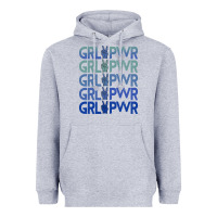 Heather Grey Girl Power Peace Heavyweight Hoodie - Bettercallsaul