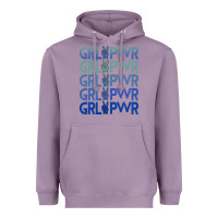 Lavender Girl Power Peace Heavyweight Hoodie - Bettercallsaul