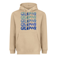 Mushroom Girl Power Peace Heavyweight Hoodie - Bettercallsaul