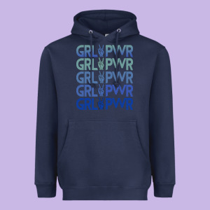 Girl Power Peace Heavyweight Hoodie Designed By Bettercallsaul