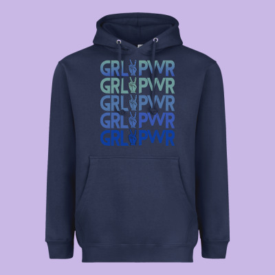 Girl Power Peace Heavyweight Hoodie Designed By Bettercallsaul