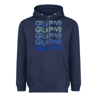 Navy Girl Power Peace Heavyweight Hoodie - Bettercallsaul