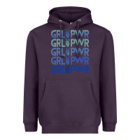 Plum Girl Power Peace Heavyweight Hoodie - Bettercallsaul