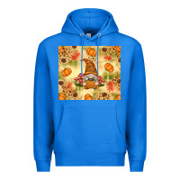 True Royal Fall Pumpkins and Gnome with Leopard Premium Hoodie - texasbilliewilder