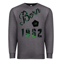 Charcoal Heather Born In 1962 Premium Sweatshirt - Bettercallsaul