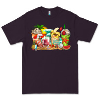 Plum summer vibes coffee cups Premium Tee - Zillion Design Studio