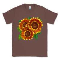 Chestnut tiger eyes sunflower Classic Tee - LillyAllenDesigns