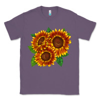 Lavender tiger eyes sunflower Classic Tee - LillyAllenDesigns