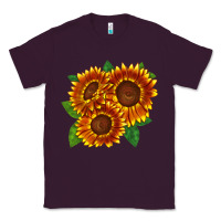 Plum tiger eyes sunflower Classic Tee - LillyAllenDesigns