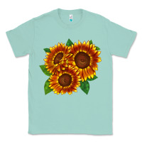 Seafoam tiger eyes sunflower Classic Tee - LillyAllenDesigns