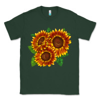 Sports Green tiger eyes sunflower Classic Tee - LillyAllenDesigns