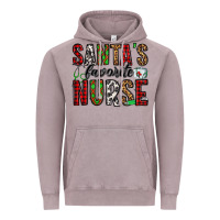 Vintage Zinc santa's favorite nurse Vintage Hoodie - Jasminsmagicworld