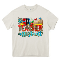 Cream teacher assistant Heavy Core Tee - Zillion Design Studio