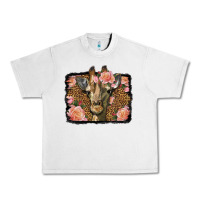 Lunar Rock Western Floral Giraffe Urban Heavy Tee - LillyAllenDesigns