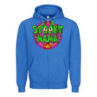 True Royal Spooky Mama Zipper Hoodie - BundleAndBundleShop
