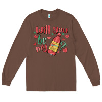 Chestnut will you be my Long Sleeve Tee - MaliasSmallBusiness