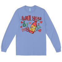 Colony Blue will you be my Long Sleeve Tee - MaliasSmallBusiness