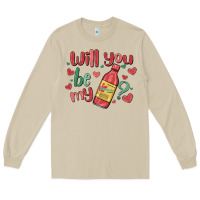 Mushroom will you be my Long Sleeve Tee - MaliasSmallBusiness