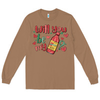Toasted Coconut will you be my Long Sleeve Tee - MaliasSmallBusiness