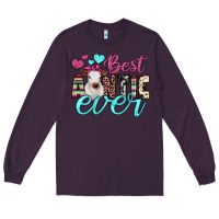 Plum best auntie ever Long Sleeve Tee - JahusDesignShop