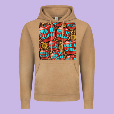 Back To School With Apple Seamless Pattern Vintage Hoodie Designed By Bundleandbundleshop