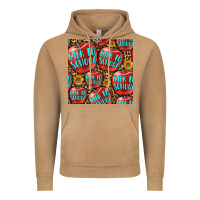 Vintage Camel back to school with apple seamless pattern Vintage Hoodie - BundleAndBundleShop