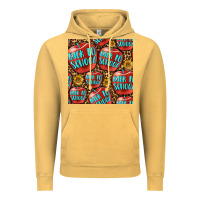Vintage Mustard back to school with apple seamless pattern Vintage Hoodie - BundleAndBundleShop