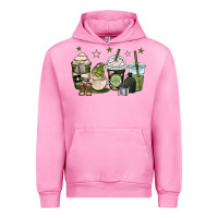 Fuchsia Pink us army coffee cups Urban Hoodie - OliviaCreatesArt