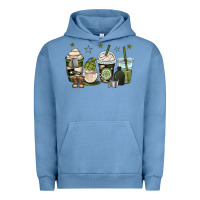Pigment Pebble Blue us army coffee cups Urban Hoodie - OliviaCreatesArt