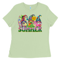 Matcha hello summer gnome Ladies Tee - texasbilliewilder