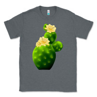 Charcoal Heather texas cactus Classic Tee - LillyAllenDesigns