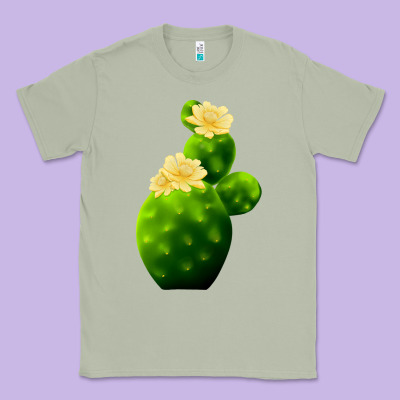 Texas Cactus Classic Tee Designed By Lillyallendesigns