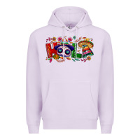 Lilac Hola Cinco De Mayo Premium Hoodie - NancyCooperArtShop